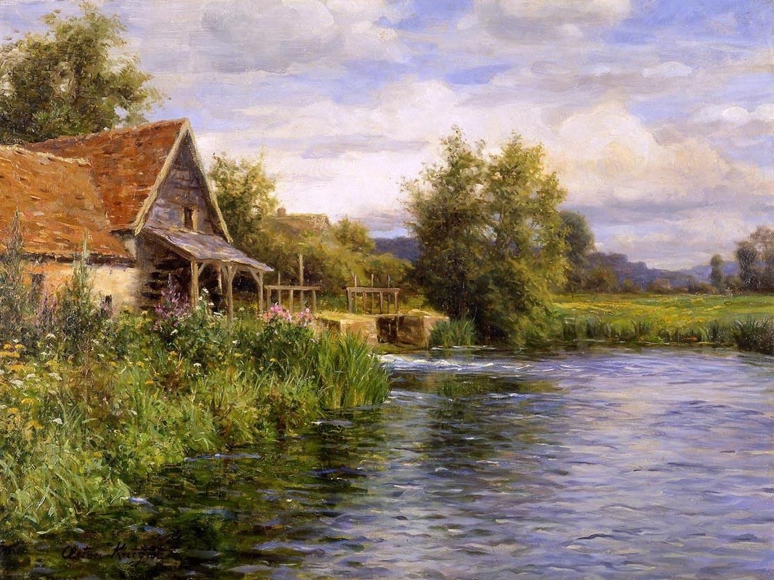 Louis Aston Knight Cottage by the River